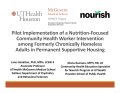 Thumbnail image for the Nutrition Intervention among Formerly Chronically Homeless Adults in Permanent Supportive Housing webinar