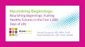 Thumbnail image for the Nourishing Beginnings: Fueling Healthy Futures in the First 1,000 Days of Life webinar
