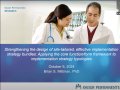 Thumbnail image for the Strengthening the Design of Site-Tailored, Effective Implementation Strategy Bundles webinar