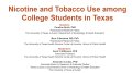 Thumbnail image for the Nicotine and Tobacco Use among College Students in Texas webinar